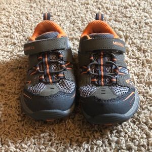 Toddler boys hiking shoes by Merrell